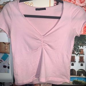 Brandy Melville Light Pink Gina Top